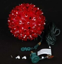 Red 50 Light Mini Starlight Sphere 6" -Hallmark Sales Store 0002240 red 50 light mini starlight sphere 6