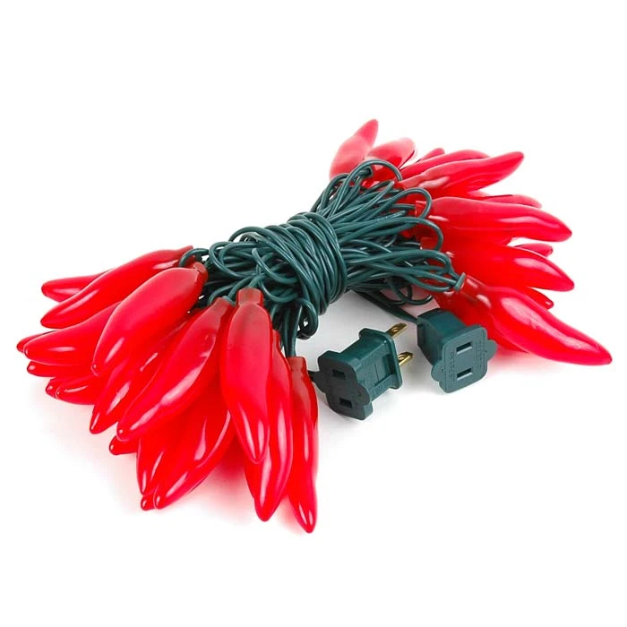Red Chili Pepper String Lights 35 Count 4 Red Chili Pepper String Lights 35 Count - Image 2