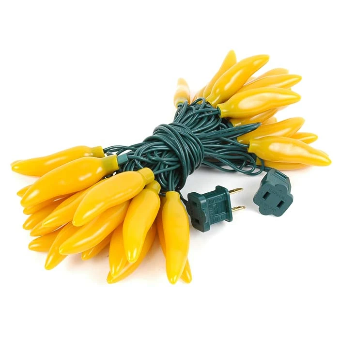 Yellow Chili Pepper String Lights 35 Count 4 Yellow Chili Pepper String Lights 35 Count - Image 2