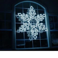 5' Fancy LED Snowflake Cool White -Hallmark Sales Store 0008386 5 fancy led snowflake cool white