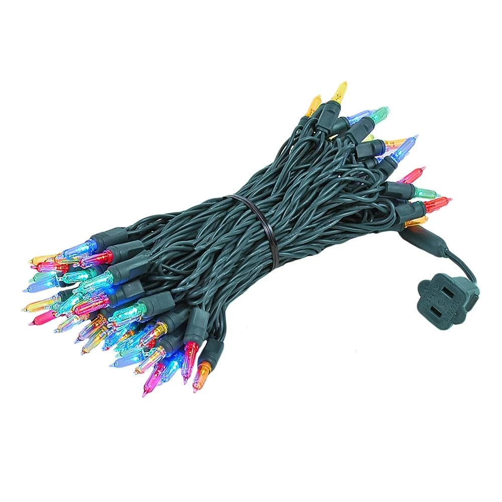 70 Light Traditional T5 Multi LED Mini Lights Green Wire 4 70 Light Traditional T5 Multi LED Mini Lights Green Wire - Image 2