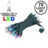 70 Light Traditional T5 Multi LED Mini Lights Green Wire -Hallmark Sales Store 0015226 70 light traditional t5 multi led mini lights green wire