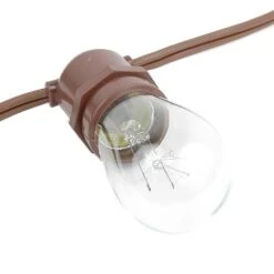 100' Brown Commercial Grade Stringer (E26 Base) -Hallmark Sales Store 0020062 100 brown commercial grade stringer e26 base