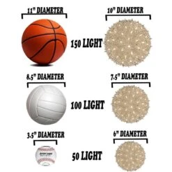 Red 50 Light Mini Starlight Sphere 6" -Hallmark Sales Store 0020472 red 50 light mini starlight sphere 6