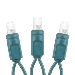 50 LED Pure White LED Christmas Lights 11' Long On Green Wire 13 50 LED Pure White LED Christmas Lights 11' Long On Green Wire -Hallmark Sales Store 0026187 50 led pure white led christmas lights 11 long on green wire