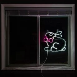 24" Easter Bunny LED Rope Light Motif -Hallmark Sales Store 0031009 24 easter bunny led rope light motif