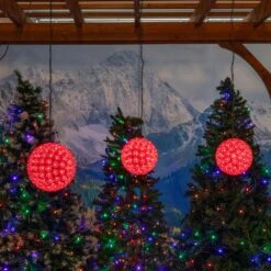 Red 50 Light Mini Starlight Sphere 6" -Hallmark Sales Store 0033622 red 50 light mini starlight sphere 6