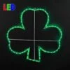 24" Shamrock LED St. Patrick's Day Motif