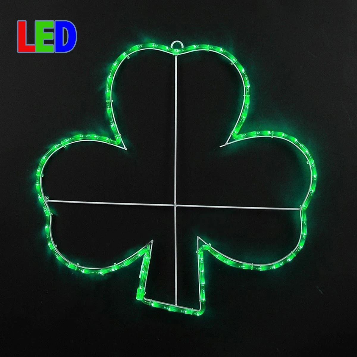 24" Shamrock LED St. Patrick's Day Motif 2 24" Shamrock LED St. Patrick's Day Motif