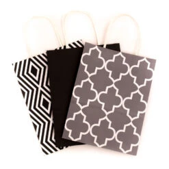 Hallmark 10.7" 12-Pack Assorted Kraft Paper Gift Bags -Hallmark Sales Store 10.7 Prints and Solids 12Pack Assorted Gift Bags 5EGB6051 07