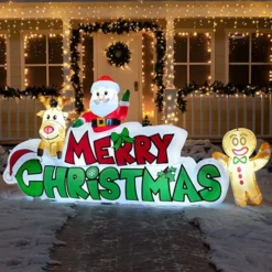 9.5ft Inflatable LED Merry Christmas Decoration -Hallmark Sales Store 10ft Inflatable LED Merry Christmas Decoration 5 1 600x600 1