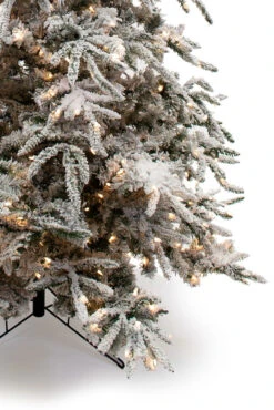 12' Flocked Balsam Pine Tree -Hallmark Sales Store 123198 3 31087.1575670082