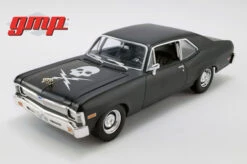 1971 Chevy Nova "Death Proof", Matte Black - GMP 18925 - 1/18 Scale Diecast Model Toy Car