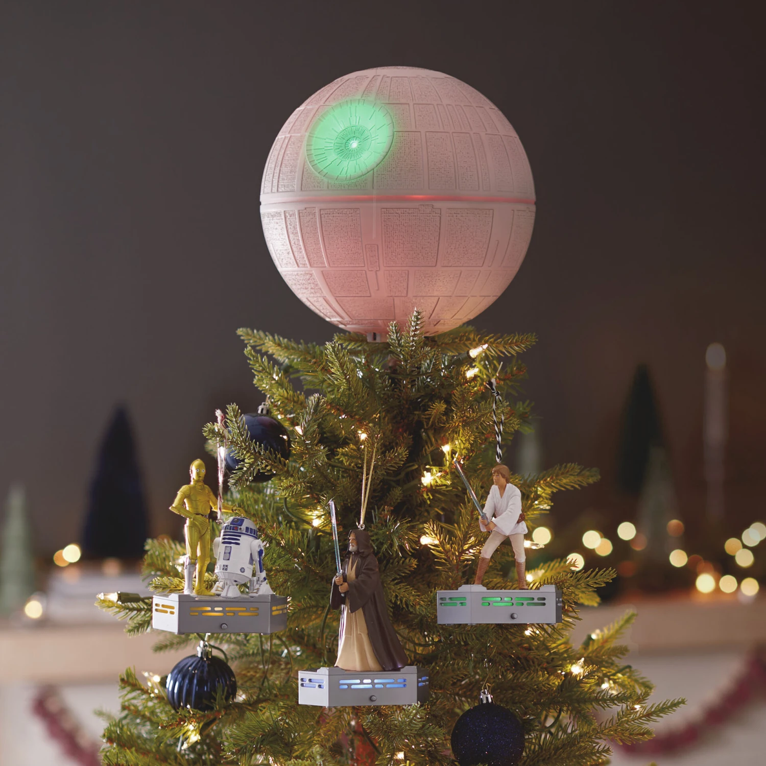 2022 Star Wars Death Star Storyteller Tree Topper 3 2022 Star Wars Death Star Storyteller Tree Topper - Image 2