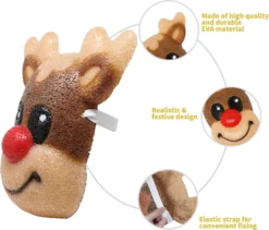 2pcs Porch Light Cover Reindeer Christmas Decorations 11 2pcs Porch Light Cover Reindeer Christmas Decorations -Hallmark Sales Store 2 Pack Christmas Reindeer Porch Light Cover 4 result 600x513 1