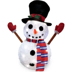 LED Collapsible Snowman Christmas Yard Light 22in -Hallmark Sales Store 22in Snowman Christmas Yard Lights 2 1