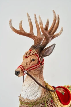 Katherine's Collection Large All The Trimmings Rocking Reindeer 28-228567 -Hallmark Sales Store 28 228567 10 59030.1643828873