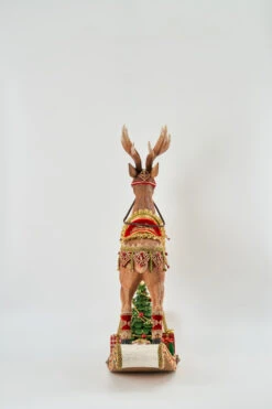 Katherine's Collection Large All The Trimmings Rocking Reindeer 28-228567 -Hallmark Sales Store 28 228567 5 43771.1643828860