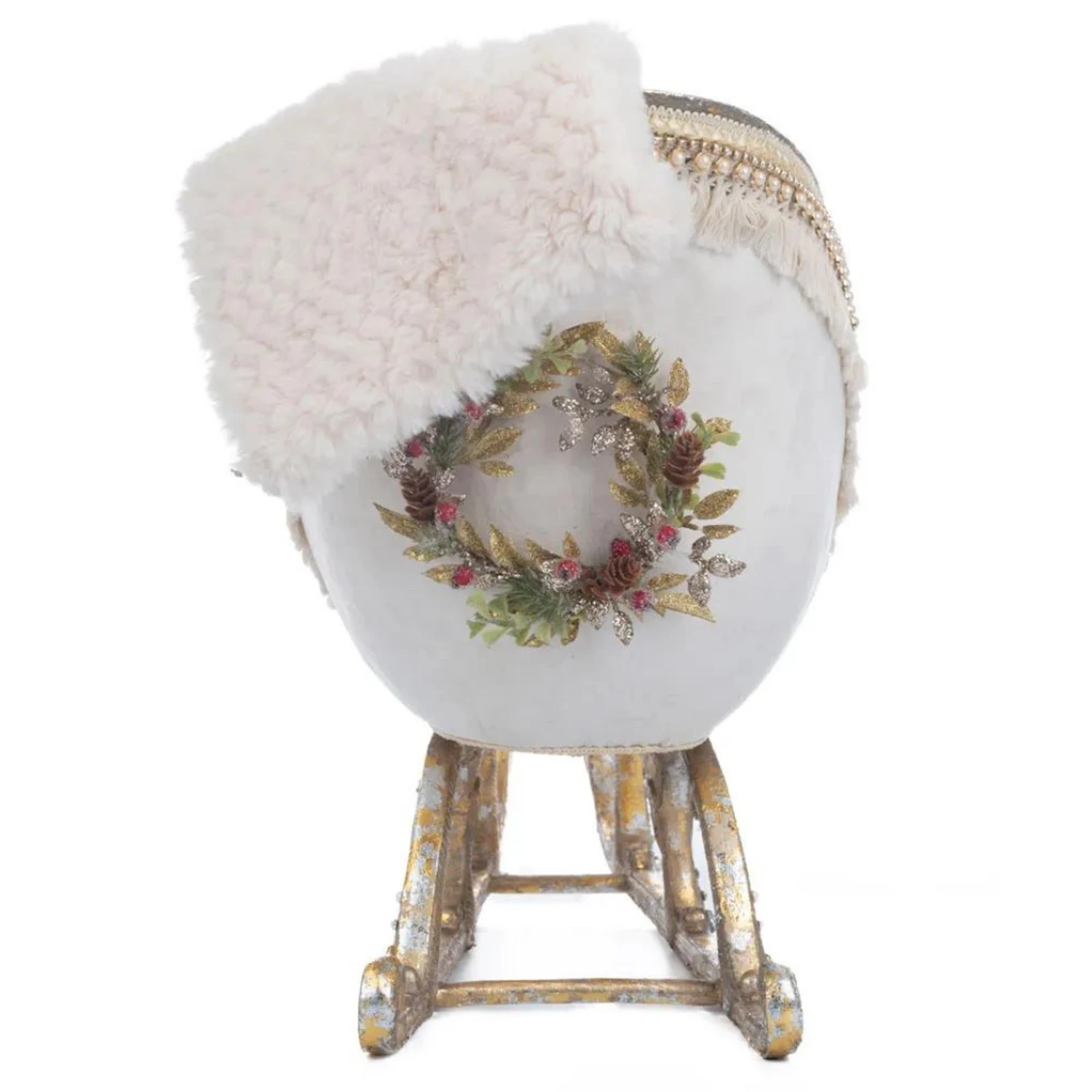 Katherine's Collection Comfort And Joy Sleigh With Faux Fur Blanket 28-228647 4 Katherine's Collection Comfort And Joy Sleigh With Faux Fur Blanket 28-228647 - Image 2