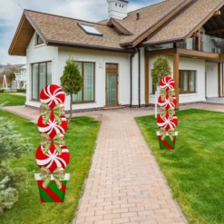 2pcs Outdoor Christmas Yard Signs With Stakes -Hallmark Sales Store 2Pcs Candy Yard Sign 4 result 600x600 1