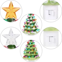 2 Packs Ceramic Christmas Tree Night Light -Hallmark Sales Store 2Pcs Ceramic Christmas Tree Night Light 5 result 600x600 1