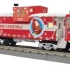 MTH 30-77382 O Extended Vision Caboose With LED Lights - Christmas Car No. 1225