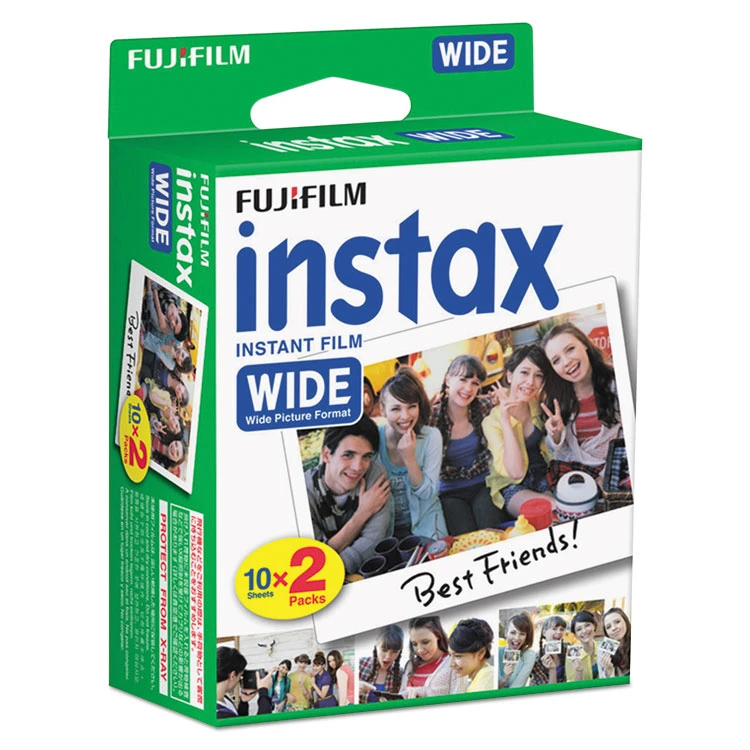 FujiFilm Instax Wide Film Twin Pack, 800 ASA, 20-Exposure Roll 2 FujiFilm Instax Wide Film Twin Pack, 800 ASA, 20-Exposure Roll