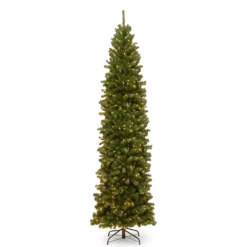 National Tree Company 9-ft. Pre-Lit North Valley Spruce Pencil Slim Artificial Christmas Tree