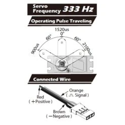 BMS-3310, HV-DIGITAL, HIGH TORQUE, HIGH SPEED, CORELESS (38.4kg/533.4oz 0.08sec @8.4V) -Hallmark Sales Store 3310.3