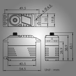BLS-3507, 8.4V 40.5Kg/562.5oz, 8.4V 0.06 Sec, HV-DIGITAL, ULTRA HIGH TORQUE, SUPER HIGH SPEED, BRUSHLESS -Hallmark Sales Store 37082