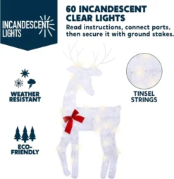 3pcs Light Up Yard Reindeer Family Decoration -Hallmark Sales Store 3Pcs 2D Incandescent Yard Lights 3 1 600x616 1