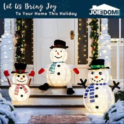 3ft 100 LED Collapsible Snowman Yard Decoration Lighted 12 3ft 100 LED Collapsible Snowman Yard Decoration Lighted -Hallmark Sales Store 3ft 100 LED Collapsible Snowman Yard Light 2