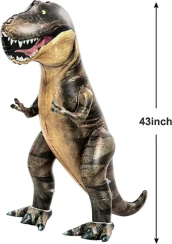 Brown Inflatable Tyrannosaurus Rex Toy Decoration -Hallmark Sales Store 43 Inflatable Brown T rex 4 result 600x847 1