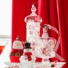 Raz Eric Cortina Small Or Large Christmas Candy Jar Glass Ornament -Hallmark Sales Store 4353150 4353151 14918.1685626396