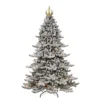 Puleo International Pre-Lit 7.5' Royal Majestic Spruce Artificial Christmas Tree With 700 Lights With Gold Crown Treetop -Hallmark Sales Store 5181817