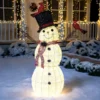 Christmas Cotton Snowman LED Yard Light 5ft -Hallmark Sales Store 5ft Cotton Snowman LED Yard Light 1 1 600x600 1