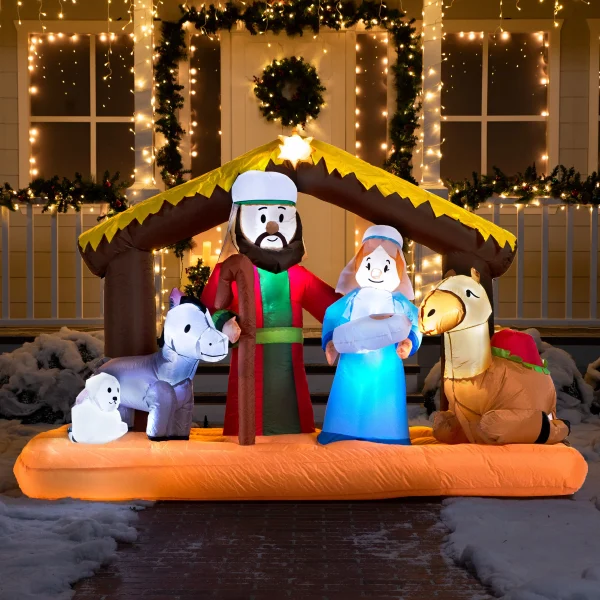 6.5ft Large Nativity Scene Inflatable 3 6.5ft Large Nativity Scene Inflatable