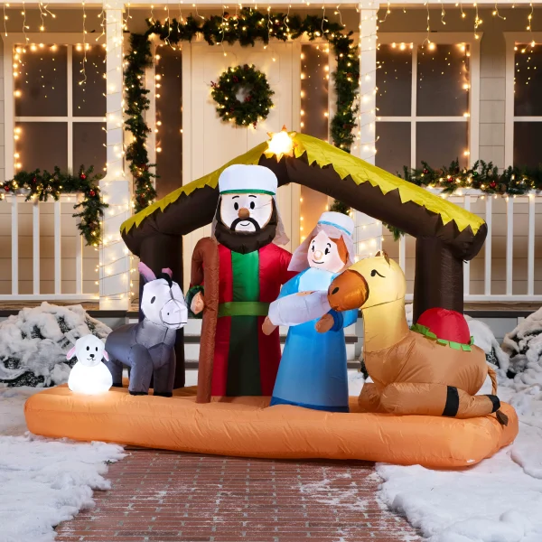 6.5ft Large Nativity Scene Inflatable 6 6.5ft Large Nativity Scene Inflatable - Image 4