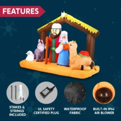 6.5ft Large Nativity Scene Inflatable 13 6.5ft Large Nativity Scene Inflatable -Hallmark Sales Store 6.5ft Large Nativity Scene Inflatable 6 1 600x600 1