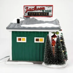 Department 56 Snow Village First Edition Jackson & Son's Hardware 6013447FE -Hallmark Sales Store 6013447 4 13909.1696869687