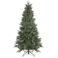 Christmas Central 10' Pre-Lit Slim Granville Fraser Fir Artificial Christmas Tree Clear Lights