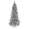 Christmas Central 9' Pre-Lit Silver Tinsel Noble Slim Artificial Christmas Tree - Clear Lights 1 Christmas Central 9' Pre-Lit Silver Tinsel Noble Slim Artificial Christmas Tree - Clear Lights -Hallmark Sales Store 6053683