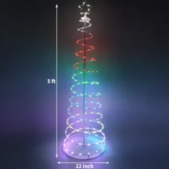 6ft 135 LED Smart Animated Lightshow Spiral Christmas Tree -Hallmark Sales Store 6ft 135 LED Smart Animated Lightshow Spiral Christmas Tree 5 scaled 600x600 1