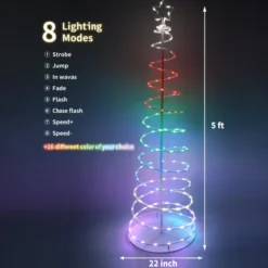 6ft 135 LED Smart Animated Lightshow Spiral Christmas Tree -Hallmark Sales Store 6ft 135 LED Smart Animated Lightshow Spiral Christmas Tree 6 scaled 600x600 1
