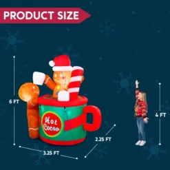 6ft Inflatable Gingerbread Man In Hot Cocoa Mug 12 6ft Inflatable Gingerbread Man In Hot Cocoa Mug -Hallmark Sales Store 6ft Inflatable Gingerbread Man in Hot Cocoa Mug 4 600x600 1