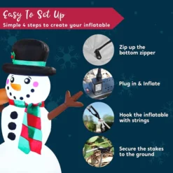 6ft Inflatable LED Gingerbread Man With Snowman -Hallmark Sales Store 6ft Inflatable LED Gingerbread Man with Snowman 7 结果 600x600 1