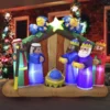 6ft Inflatable LED Nativity Scene With Angels 1 6ft Inflatable LED Nativity Scene With Angels -Hallmark Sales Store 6ft Inflatable LED Nativity Scene with Angels 600x600 1