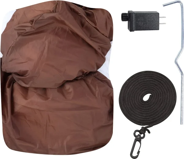 6ft Inflatable LED Polar Bear Sledding With A Penguin 8 6ft Inflatable LED Polar Bear Sledding With A Penguin - Image 6