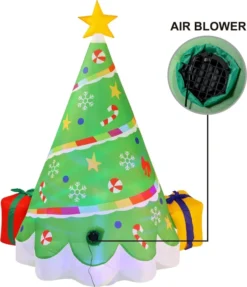 6ft Inflatable Rainbow Ribbon Christmas Tree Decoration -Hallmark Sales Store 6ft Inflatable Rainbow Ribbon Christmas Tree Decoration 3 result 600x698 1