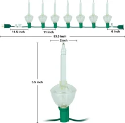 7pcs Warm White Vintage Christmas Bubble Lights -Hallmark Sales Store 7 Count Warm White Christmas Bubble String Lights 4 result 600x587 1